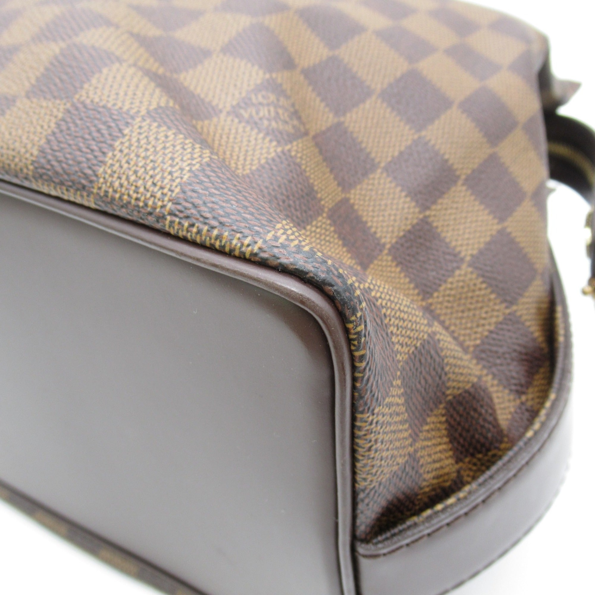LOUIS VUITTON Chelsea Tote Bag Brown Ebene Damier PVC coated canvas N51119