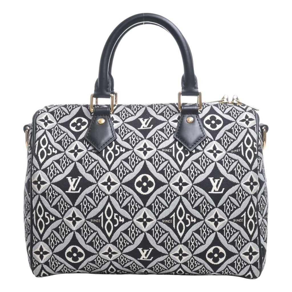 LOUIS VUITTON Monogram Jacquard Since1854 Speedy Bandouliere 25 2WAY Handbag Mini Boston Bag M45769 Black Ladies