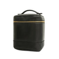 CHANEL[3ca0286]   Vanity Bag Bicolore Lambskin Black Gold metal