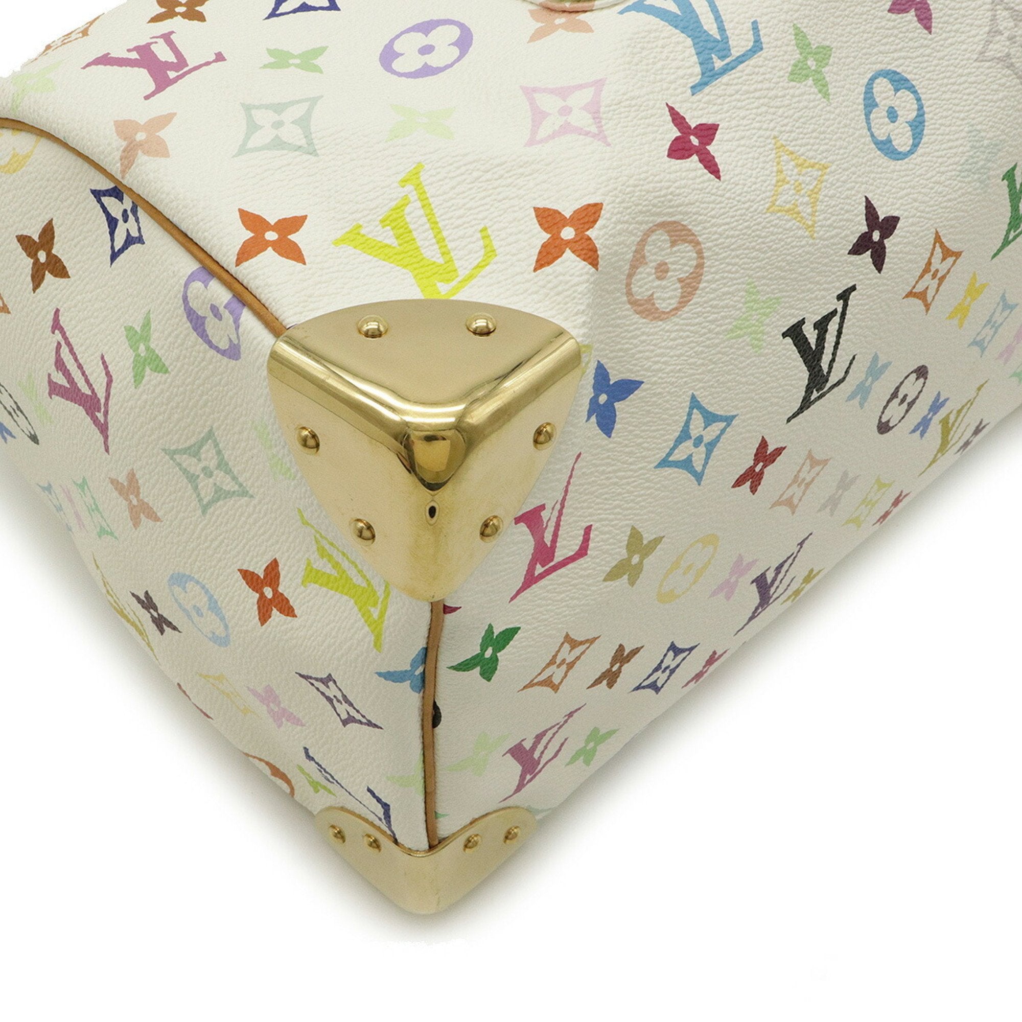 Louis Vuitton Monogram Multicolor Speedy 30 Handbag Bronze White M92643