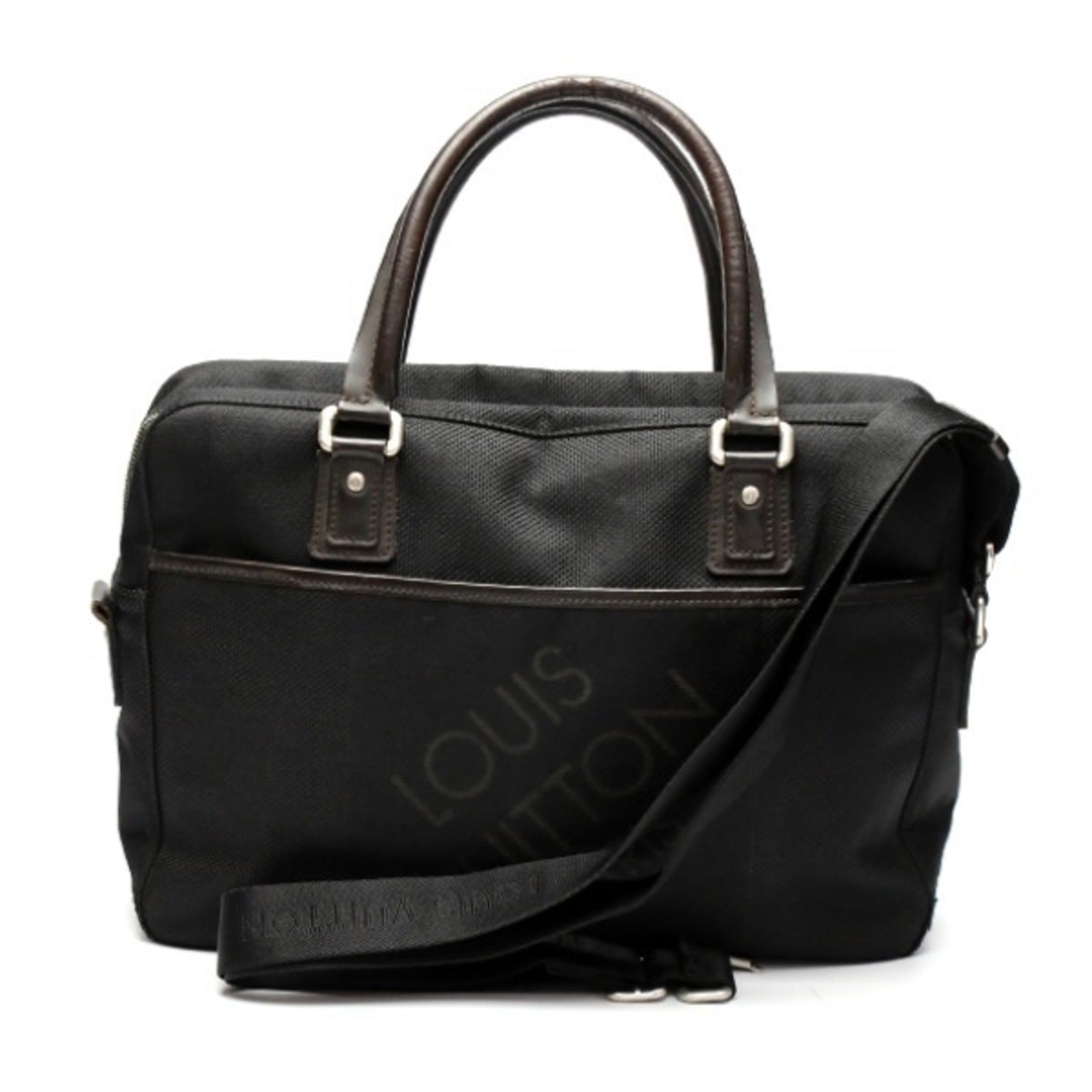 LOUIS VUITTON Damier Jean Yak M93082  Noir [Black] Business Bag LV