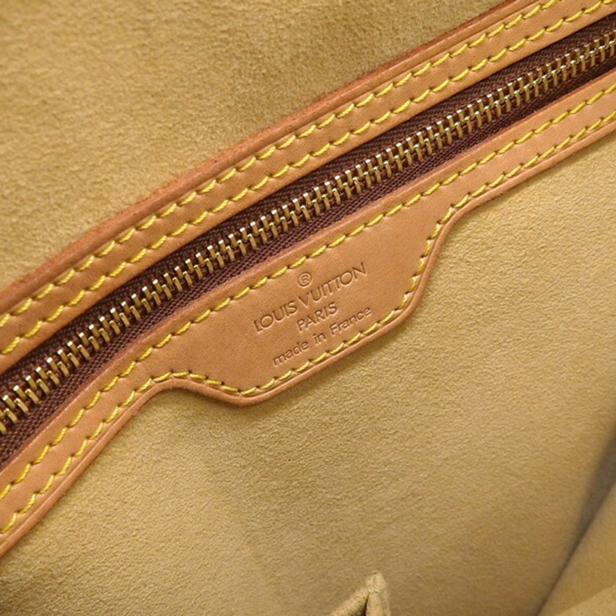 LOUIS VUITTON Monogram Looping GM Shoulder Bag M51145 Brown Women's