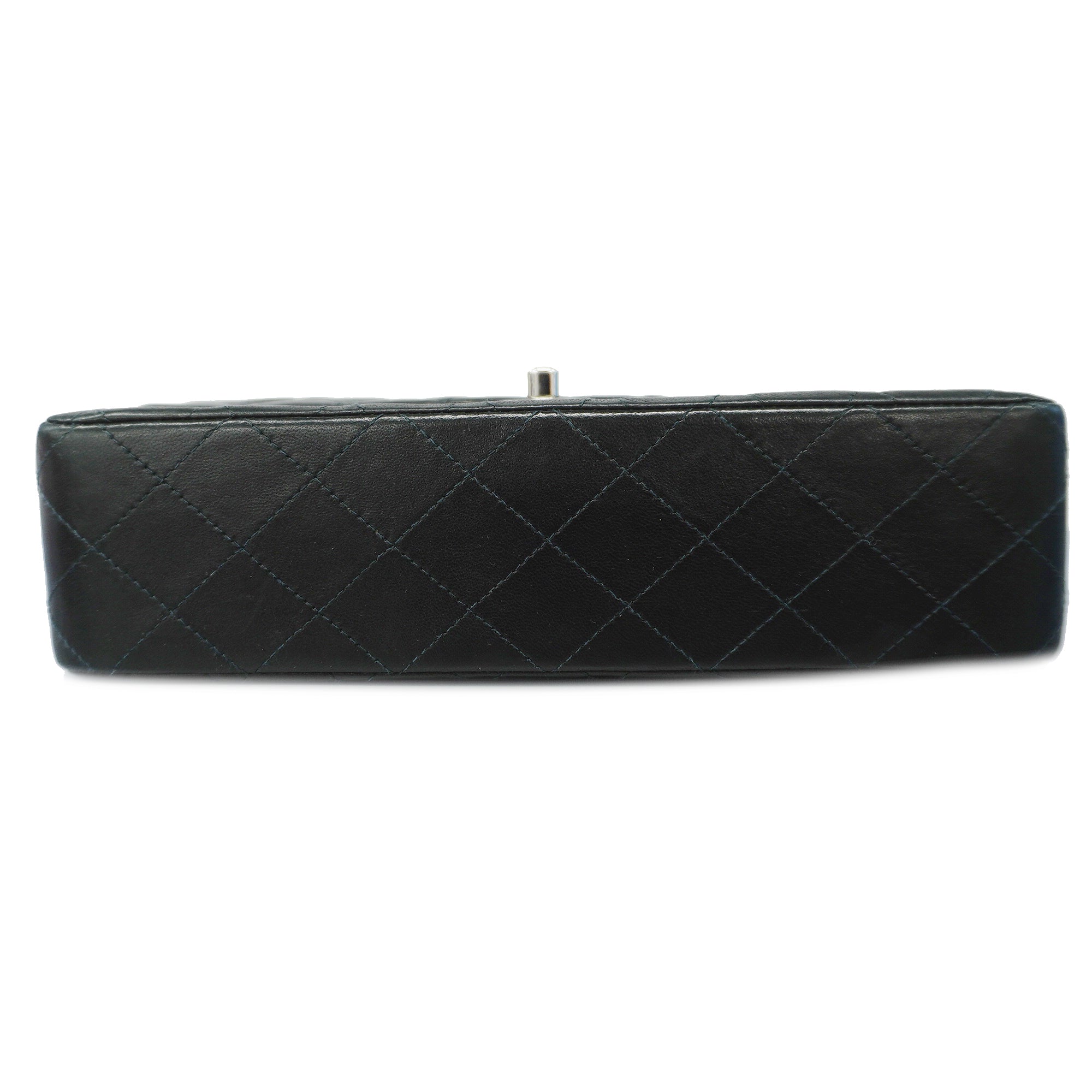CHANEL  Matelasse W Flap W Chain Lambskin Women's Leather Shoulder Bag Black