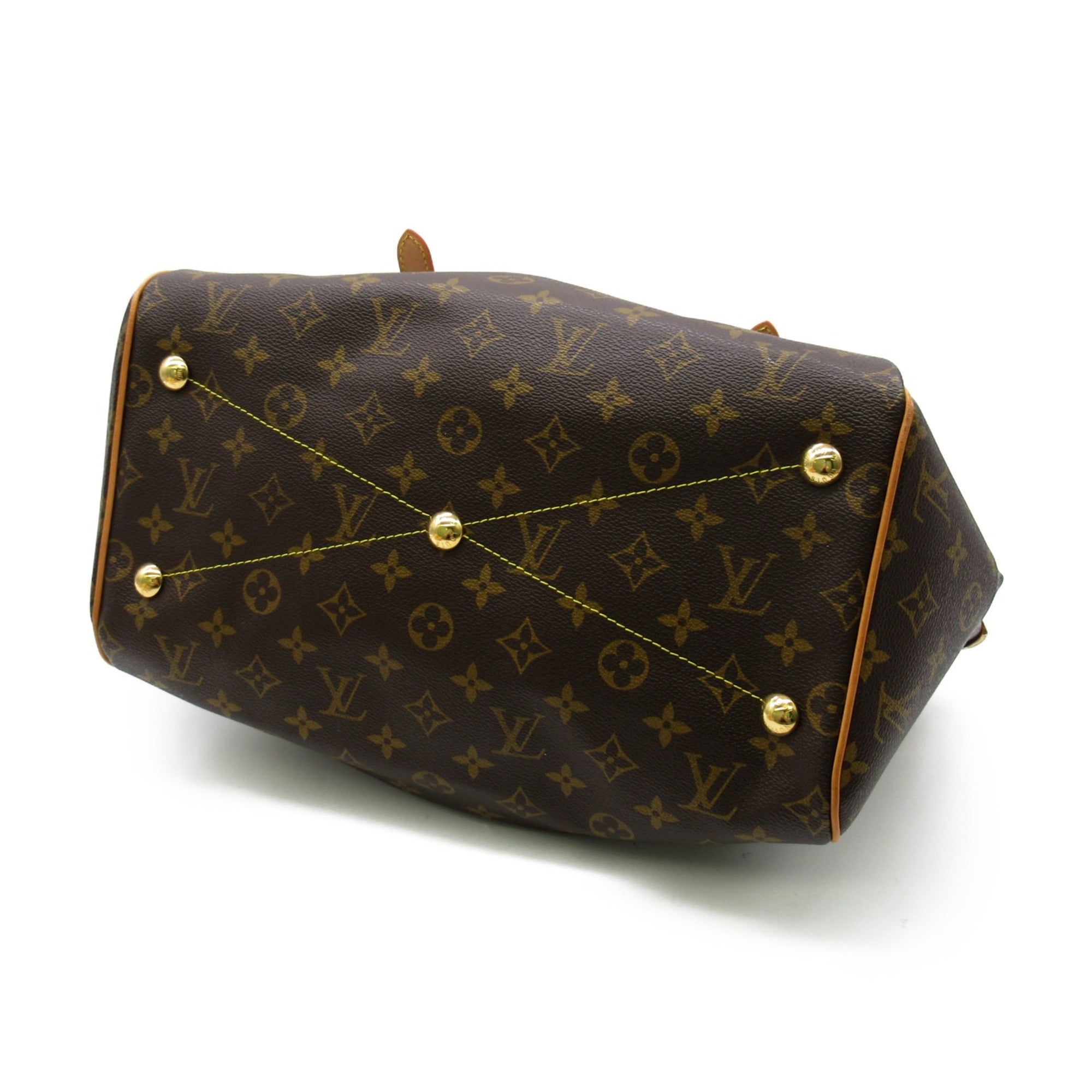 LOUIS VUITTON Tivoli GM handbag Brown Monogram PVC coated canvas M40144