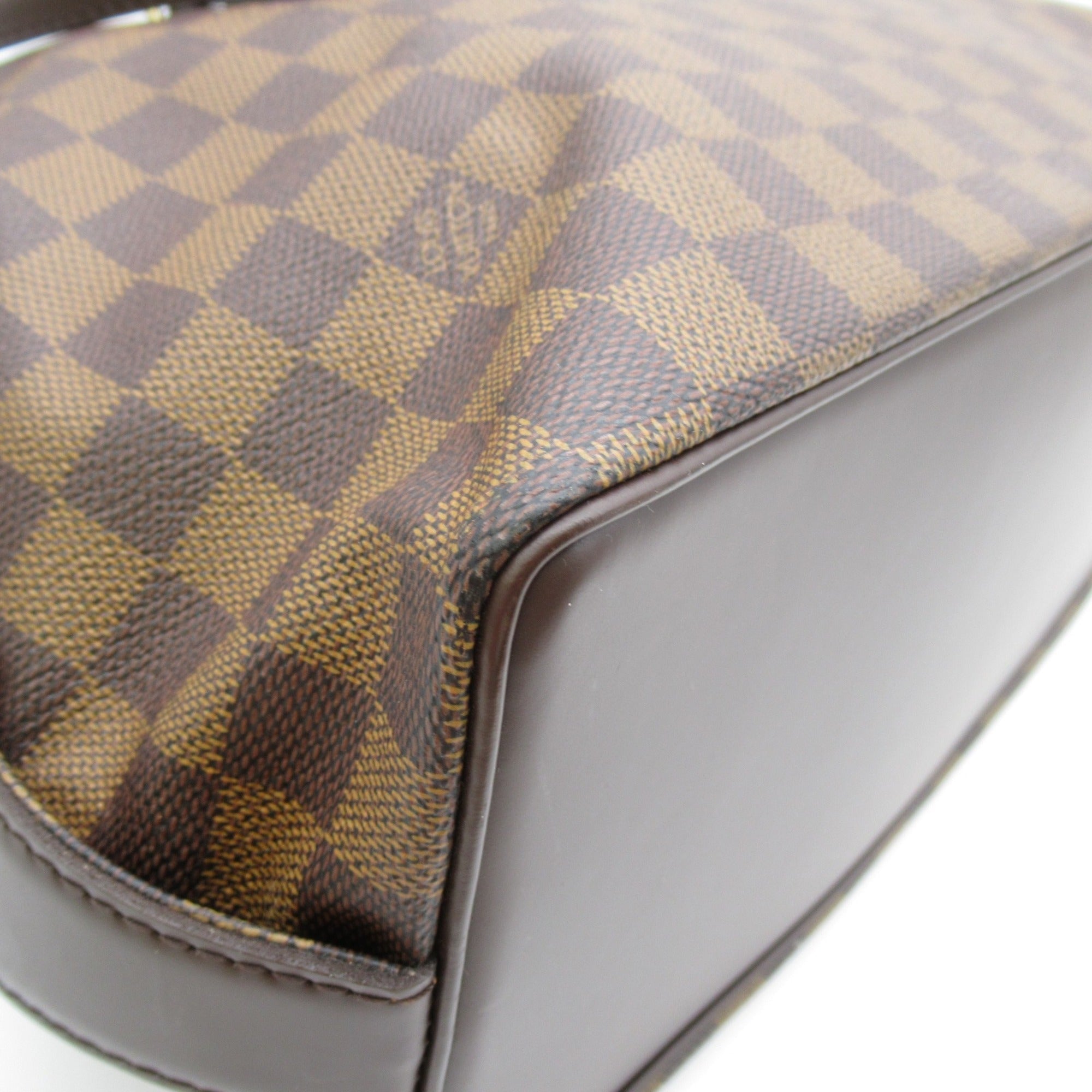 LOUIS VUITTON Chelsea Tote Bag Brown Ebene Damier PVC coated canvas N51119