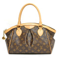 LOUIS VUITTON Tivoli PM Monogram Handbag Canvas M40143 Brown Women's