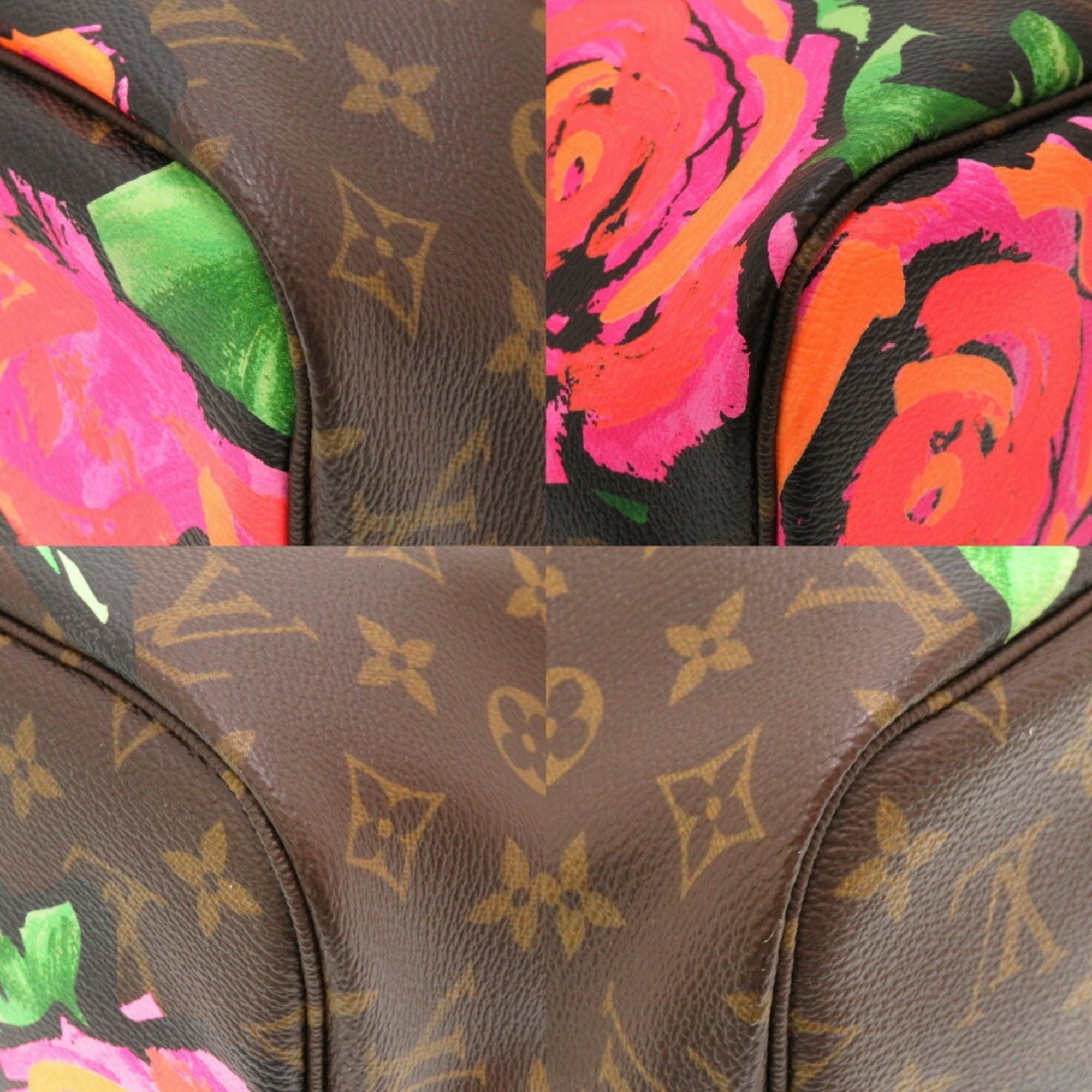 LOUIS VUITTON Monogram Rose Neverfull MM M48613 Tote Bag