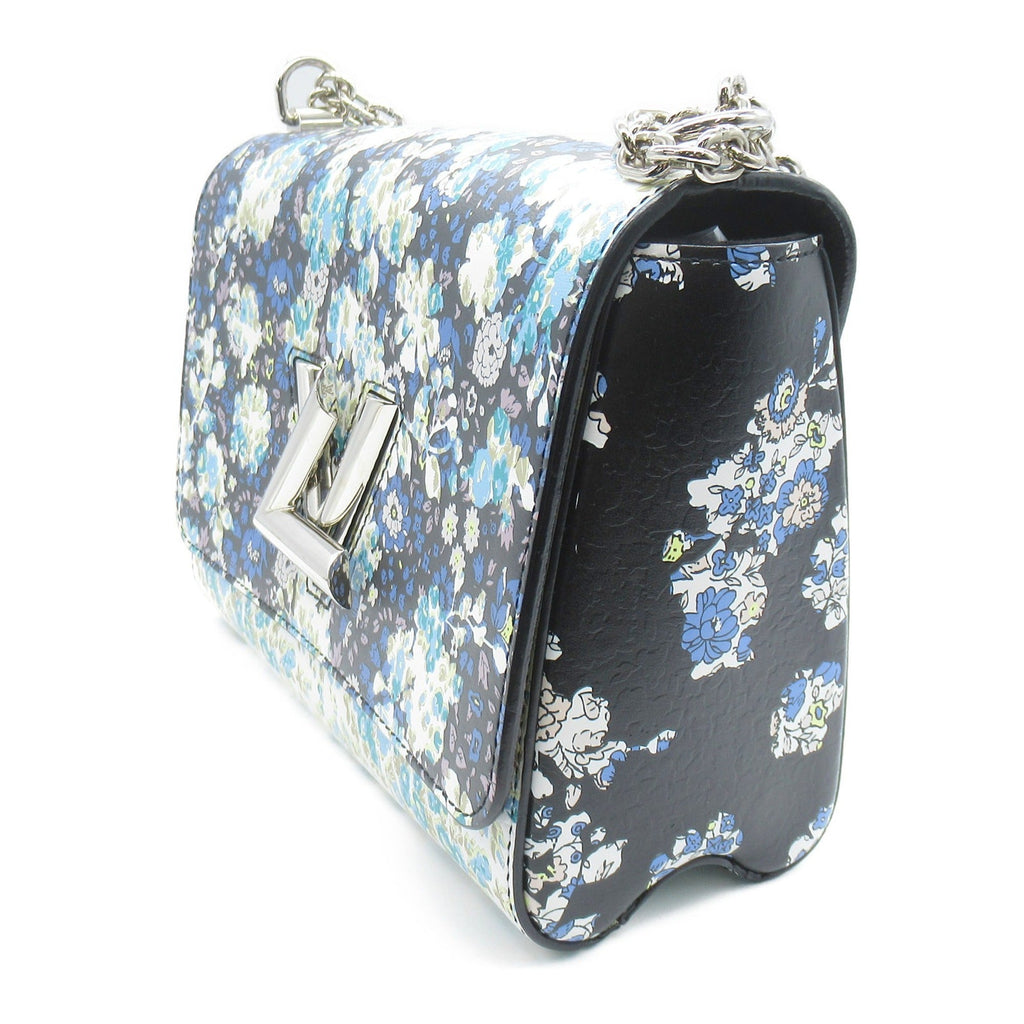 LOUIS VUITTON Twist MM Shoulder Bag Black Calfskin [cowhide] M55037