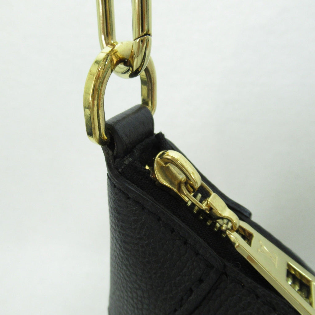 LOUIS VUITTON Bagatelle NM Shoulder Bag Black Black Monogram empreinte leather M46002