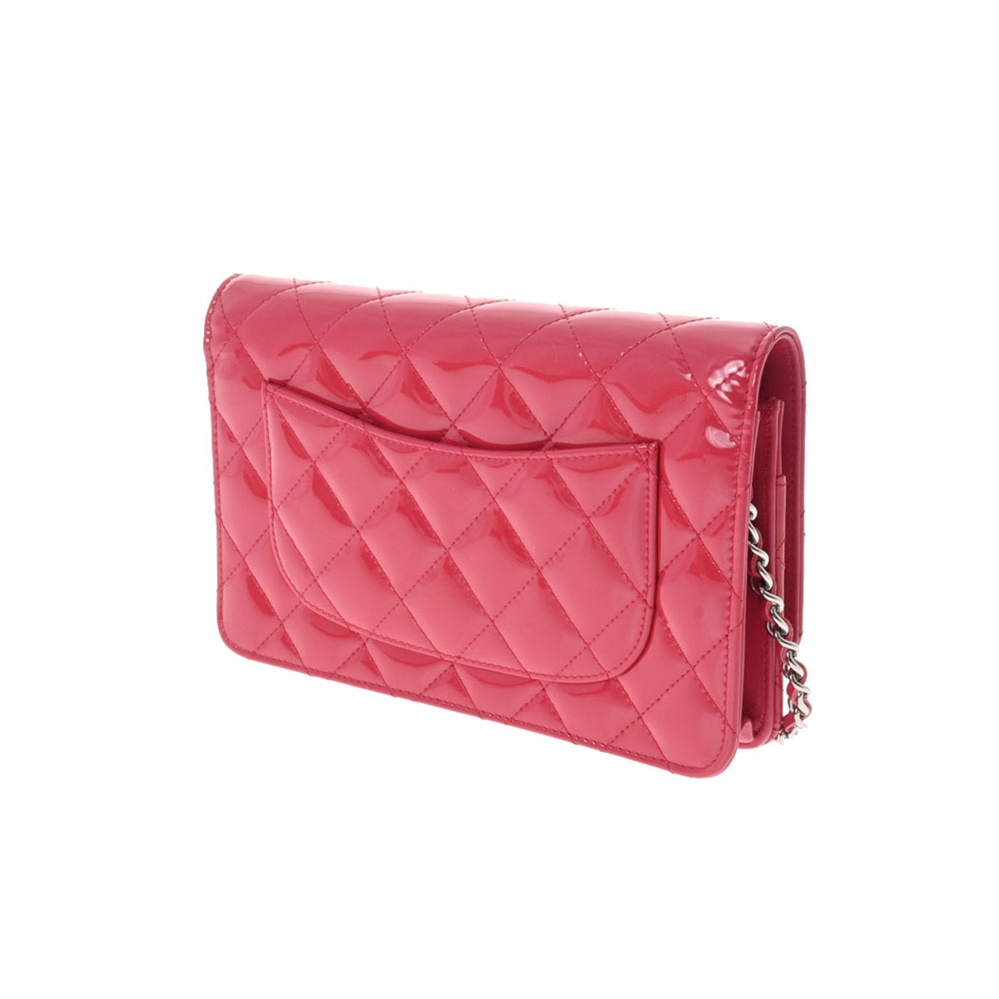 CHANEL matelasse chain 2.55 pink ladies enamel