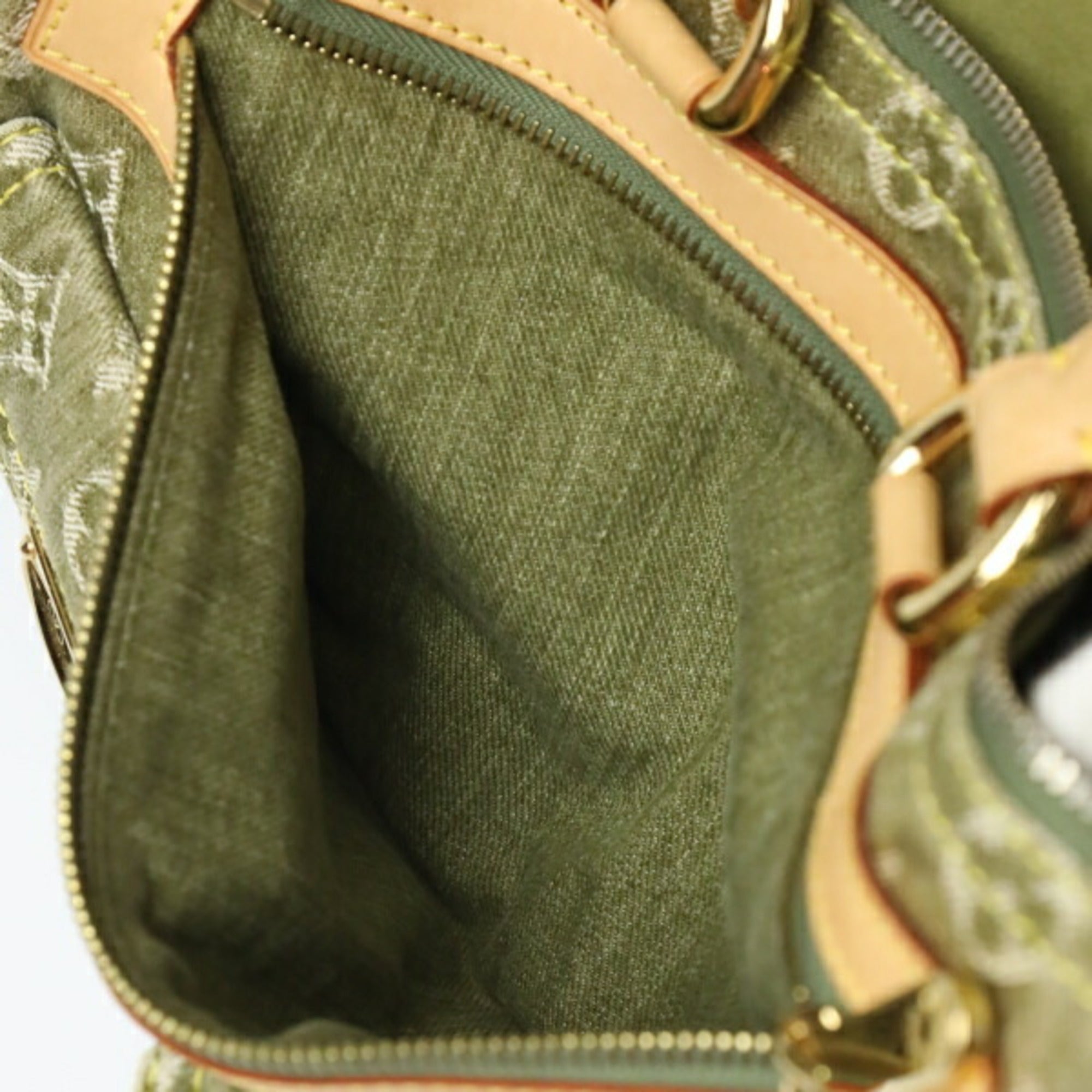 LOUIS VUITTON Neo Speedy Monogram Denim Mini Boston M95215  Riken [Khaki] Handbag LV
