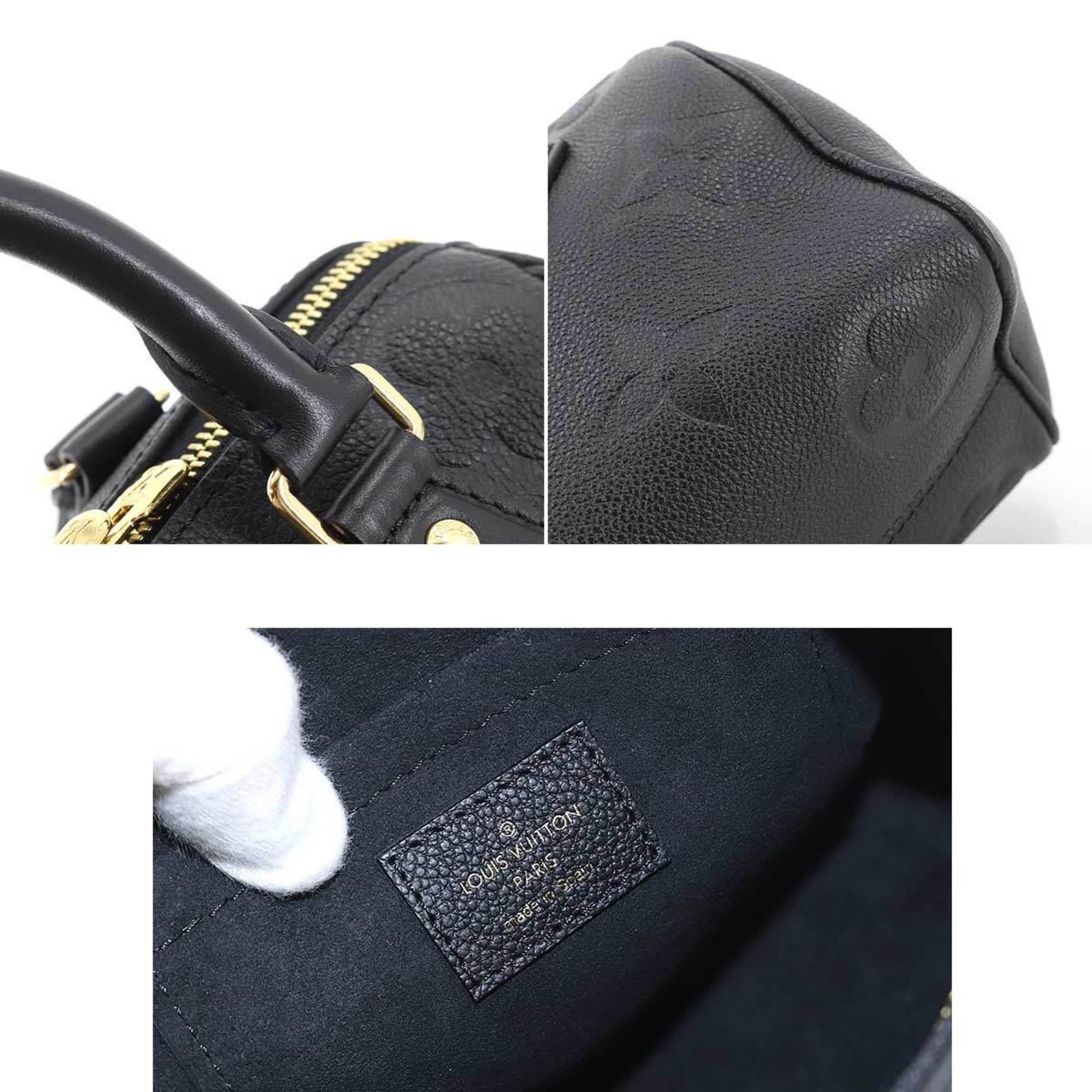 Louis Vuitton Monogram Implant Speedy Bandouliere 20 2way Hand Shoulder Bag Noir M58953 RFID