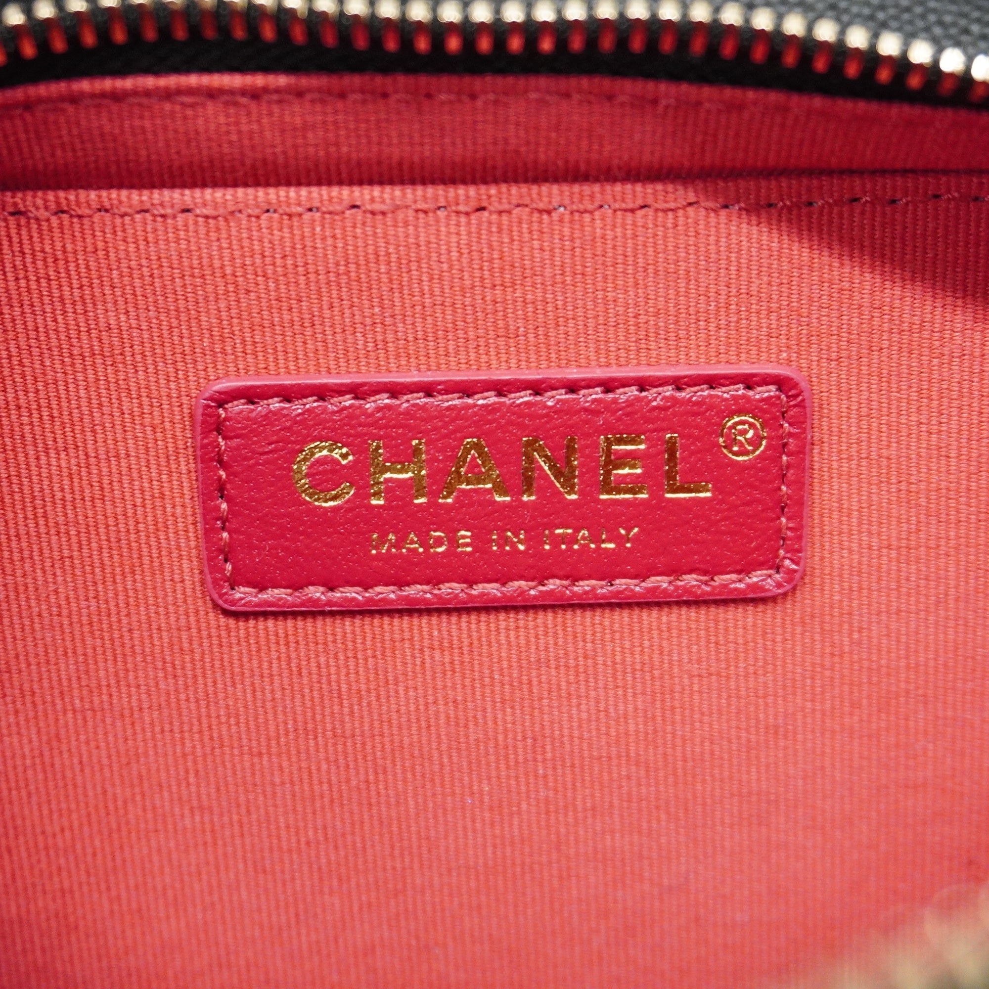 CHANEL  Matelasse Chain Shoulder Women's Caviar Leather Shoulder Bag Black
