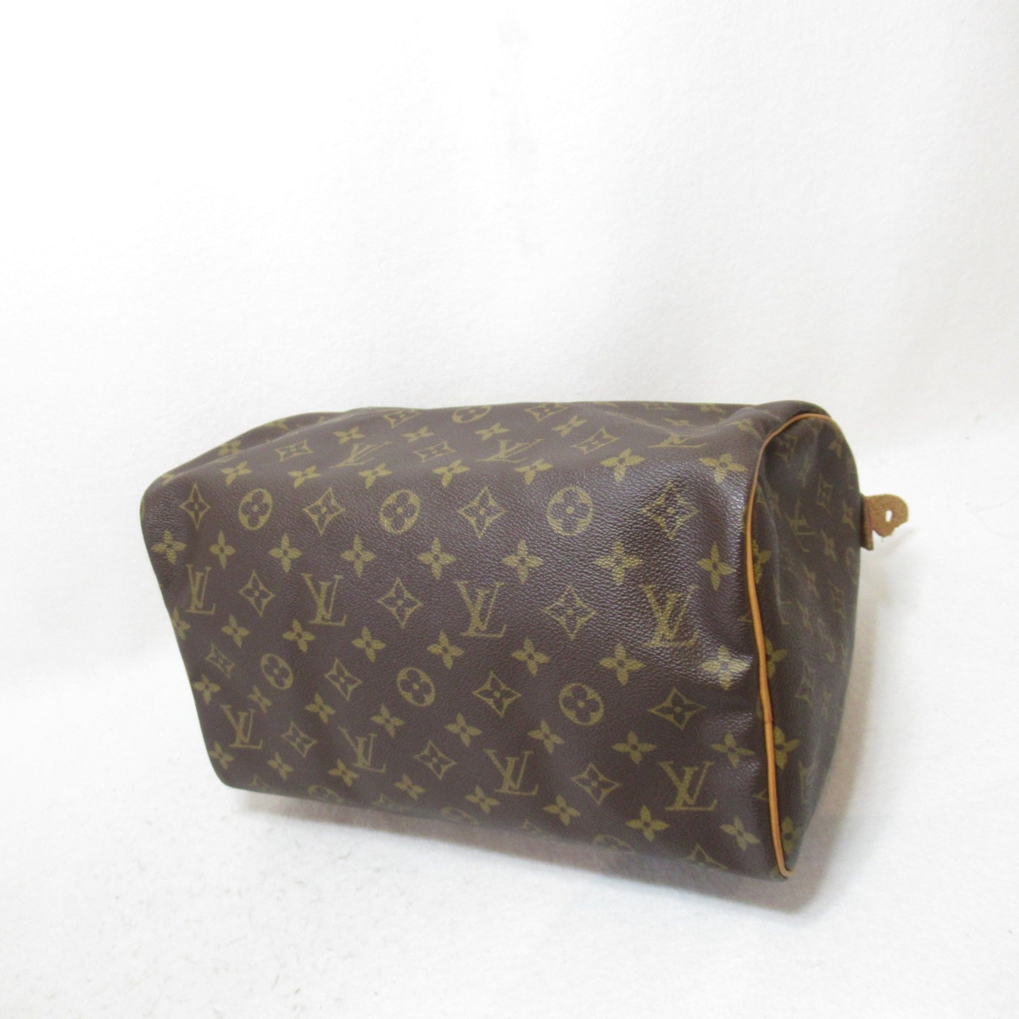 LOUIS VUITTON Speedy 30 handbag Brown Monogram PVC coated canvas M41526