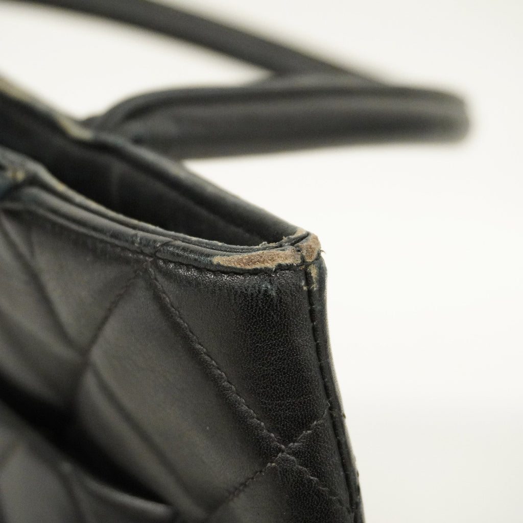 CHANELAuth  Reprint Tote Women's Leather Tote Bag Black