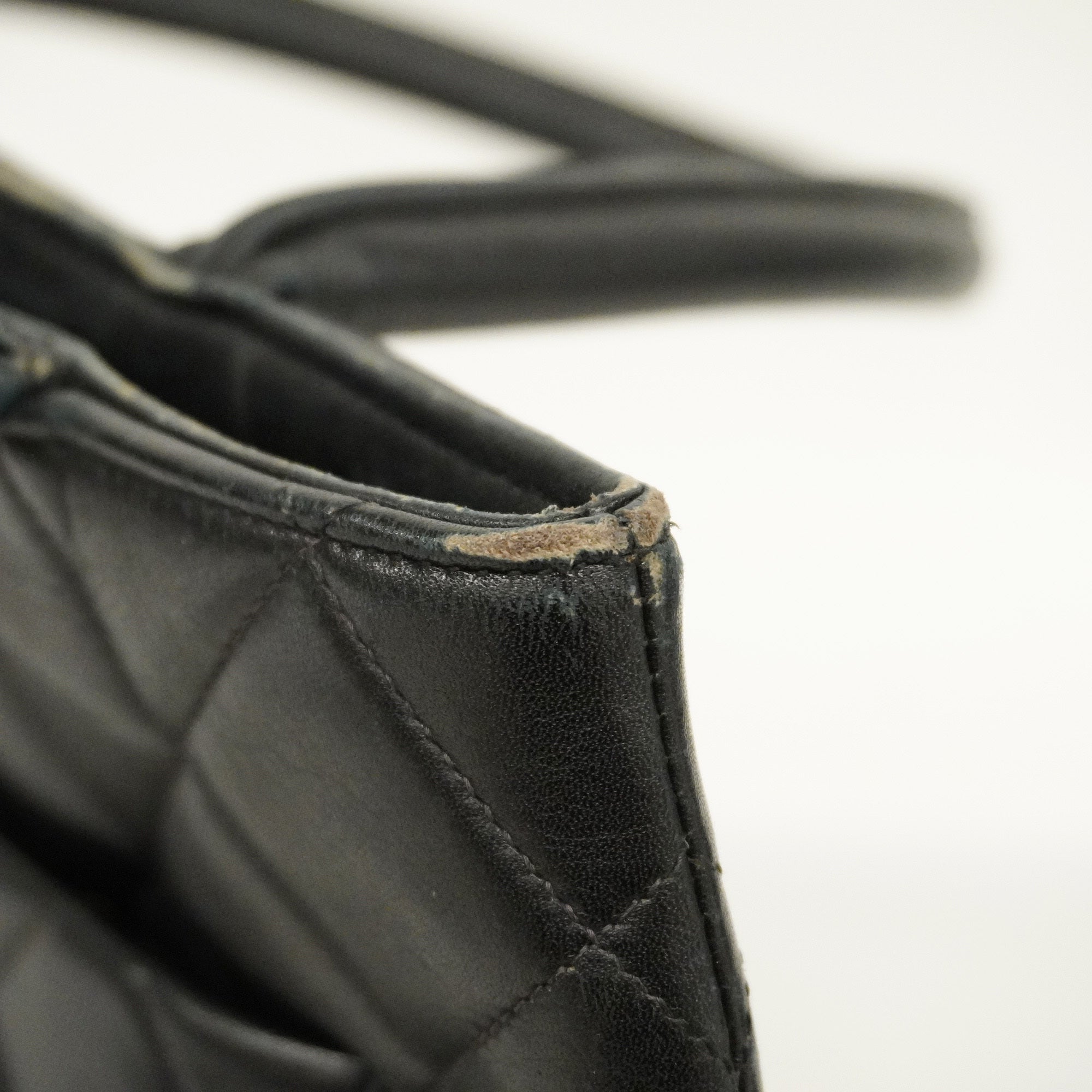 CHANELAuth  Reprint Tote Women's Leather Tote Bag Black