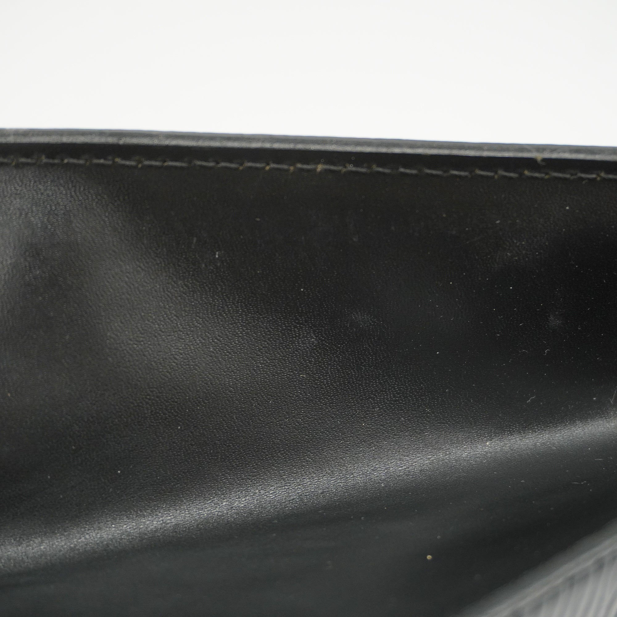 LOUIS VUITTONAuth  Epi Montaigne M52652 Women's Clutch Bag Noir
