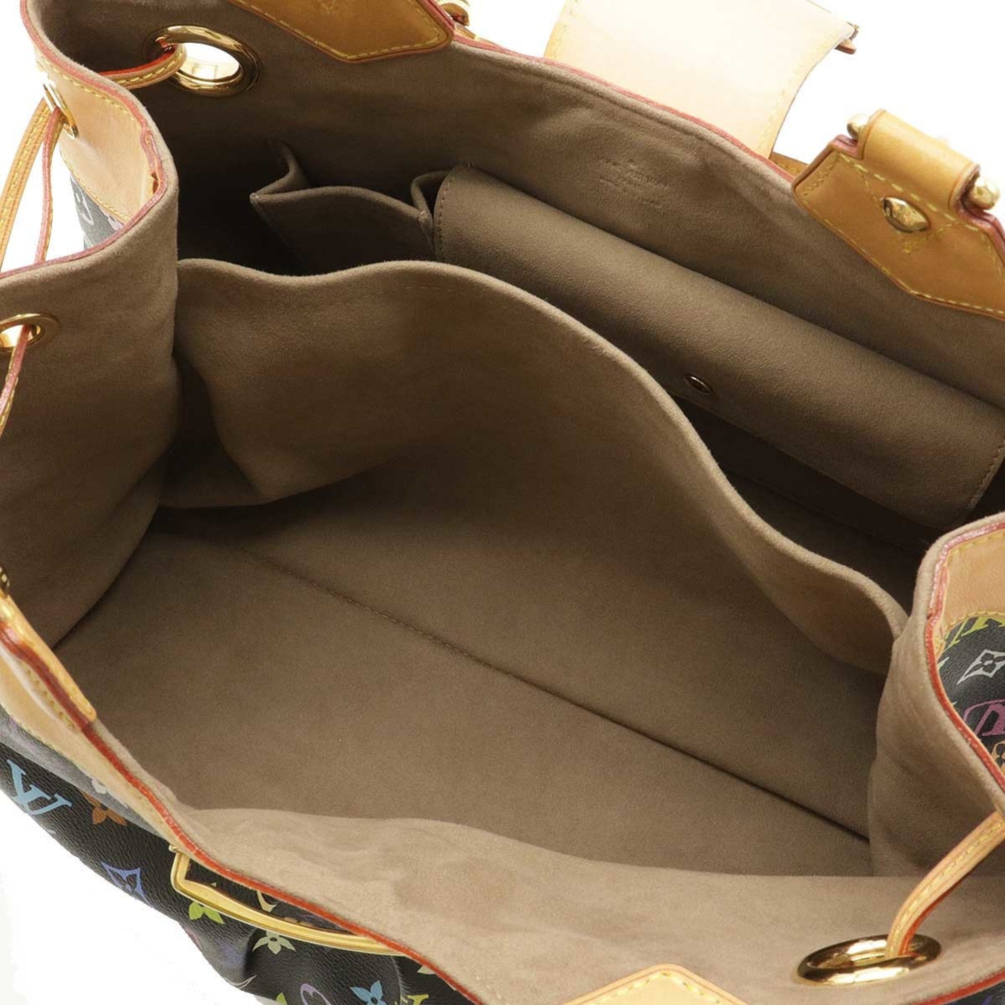 Louis Vuitton Monogram Multicolor Ursula Tote Bag Shoulder Noir Black M40124