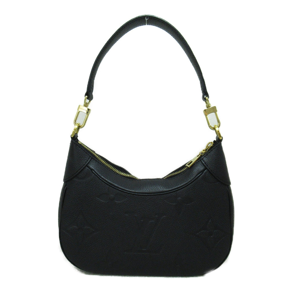 LOUIS VUITTON Bagatelle NM Shoulder Bag Black Black Monogram empreinte leather M46002