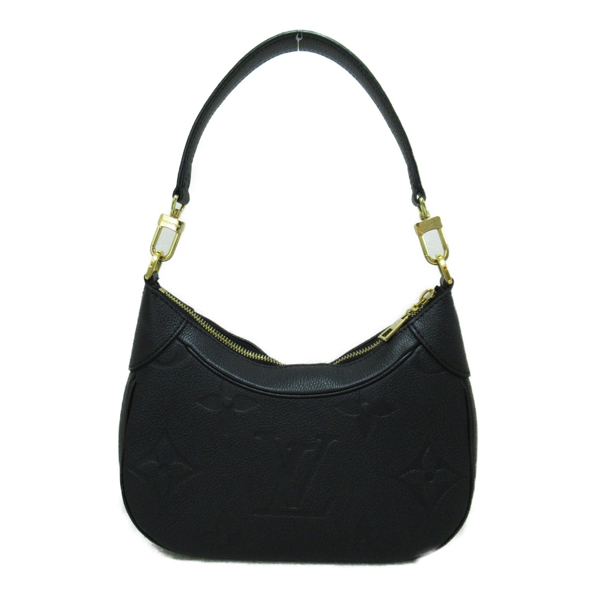 LOUIS VUITTON Bagatelle NM Shoulder Bag Black Black Monogram empreinte leather M46002