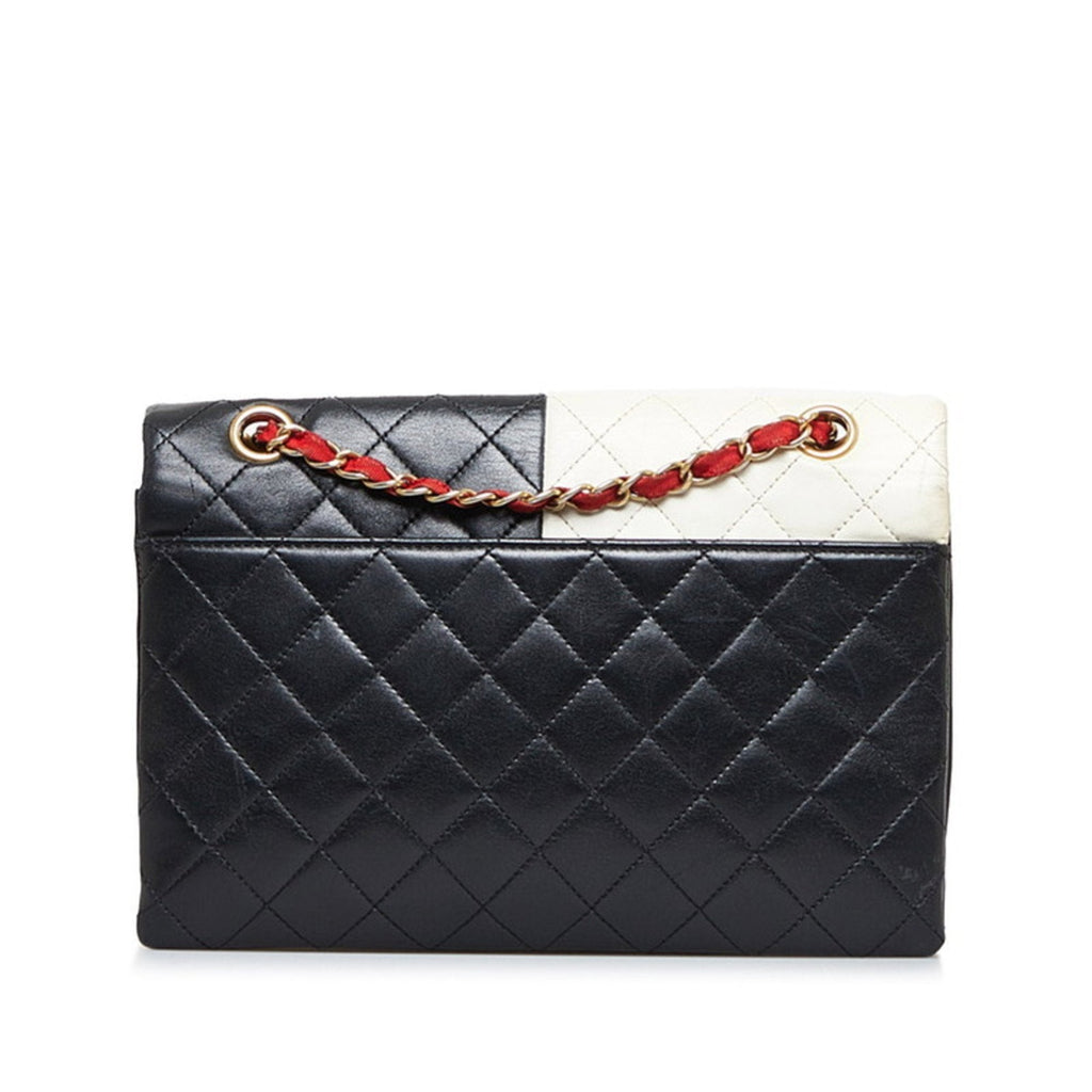 CHANEL Cruise Coco Mark Interlocking Chain Shoulder Bag 401368 Multicolor Gold Leather Ladies