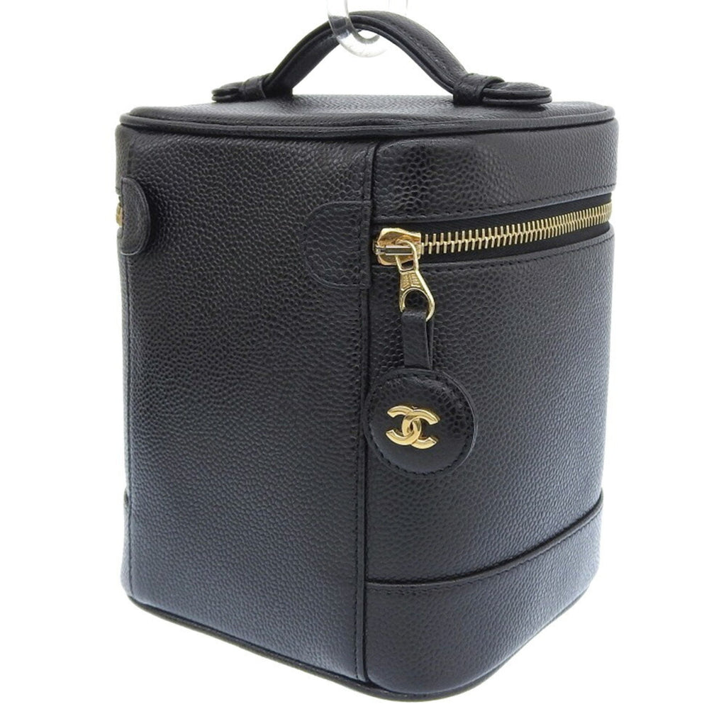 CHANEL Coco Mark Vanity Bag Black No. 7 A01998