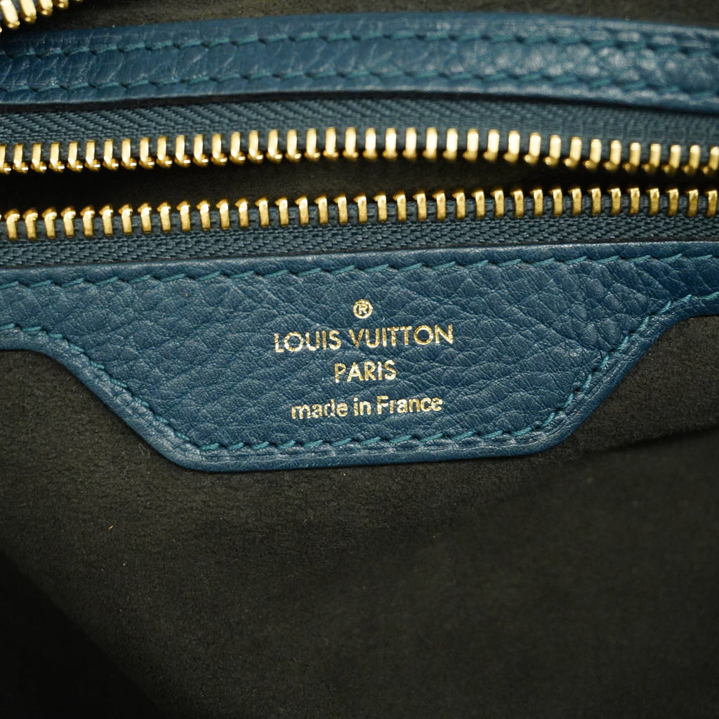 LOUIS VUITTONAuth  Mahina Mahina Stella GM Marine M93464 Women's Handbag