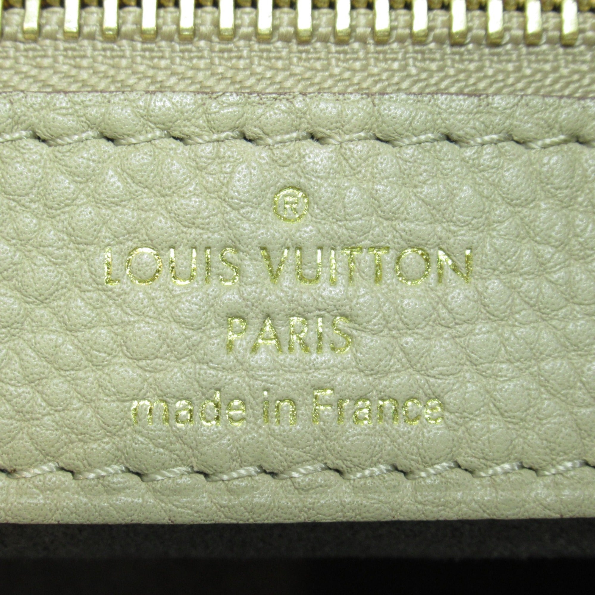 LOUIS VUITTON Galatea MM Shoulder Bag Beige Mahina leather M93852