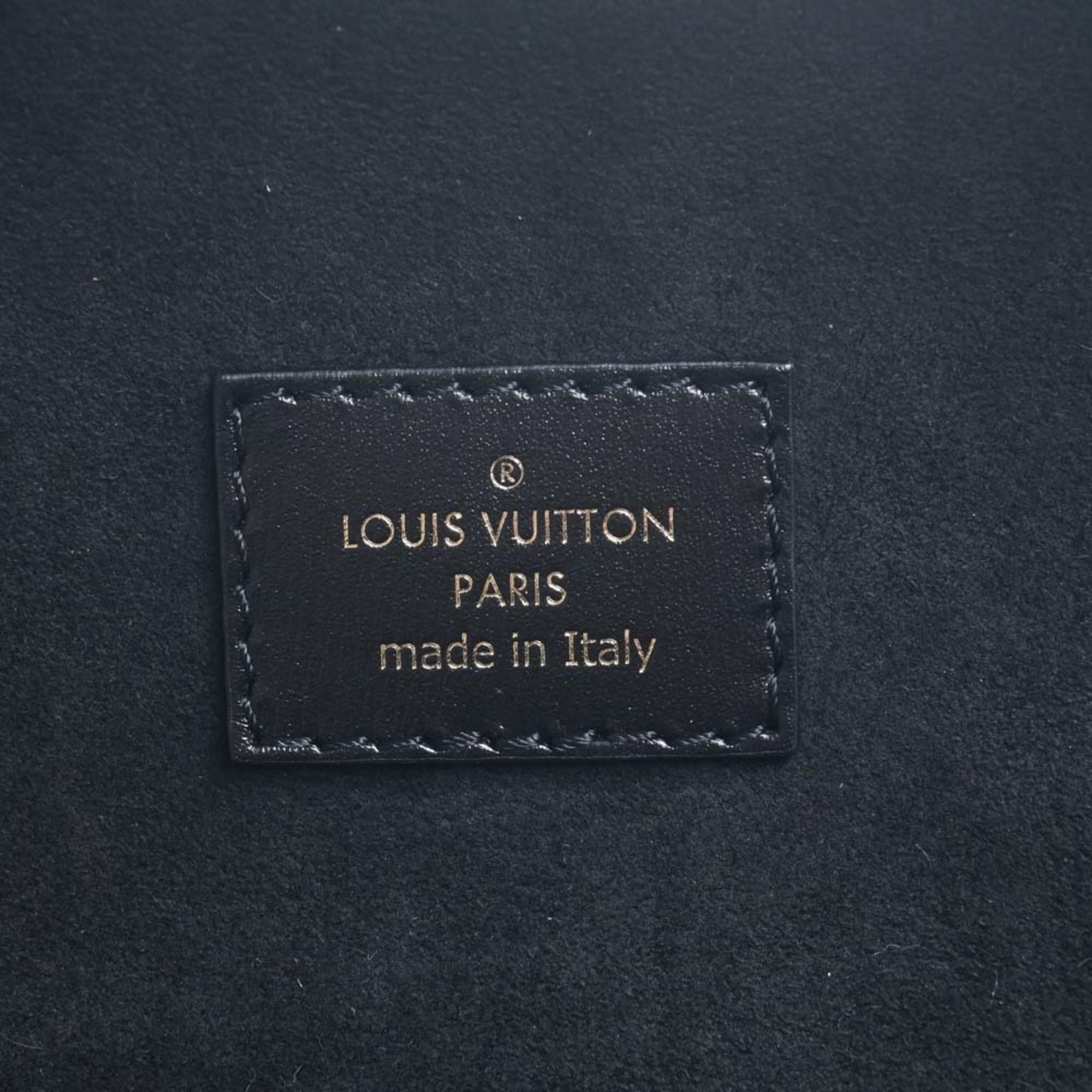 LOUIS VUITTON Monogram Game On Vanity PM 2WAY Chain Shoulder Bag M57482 Black/Multicolor Women's