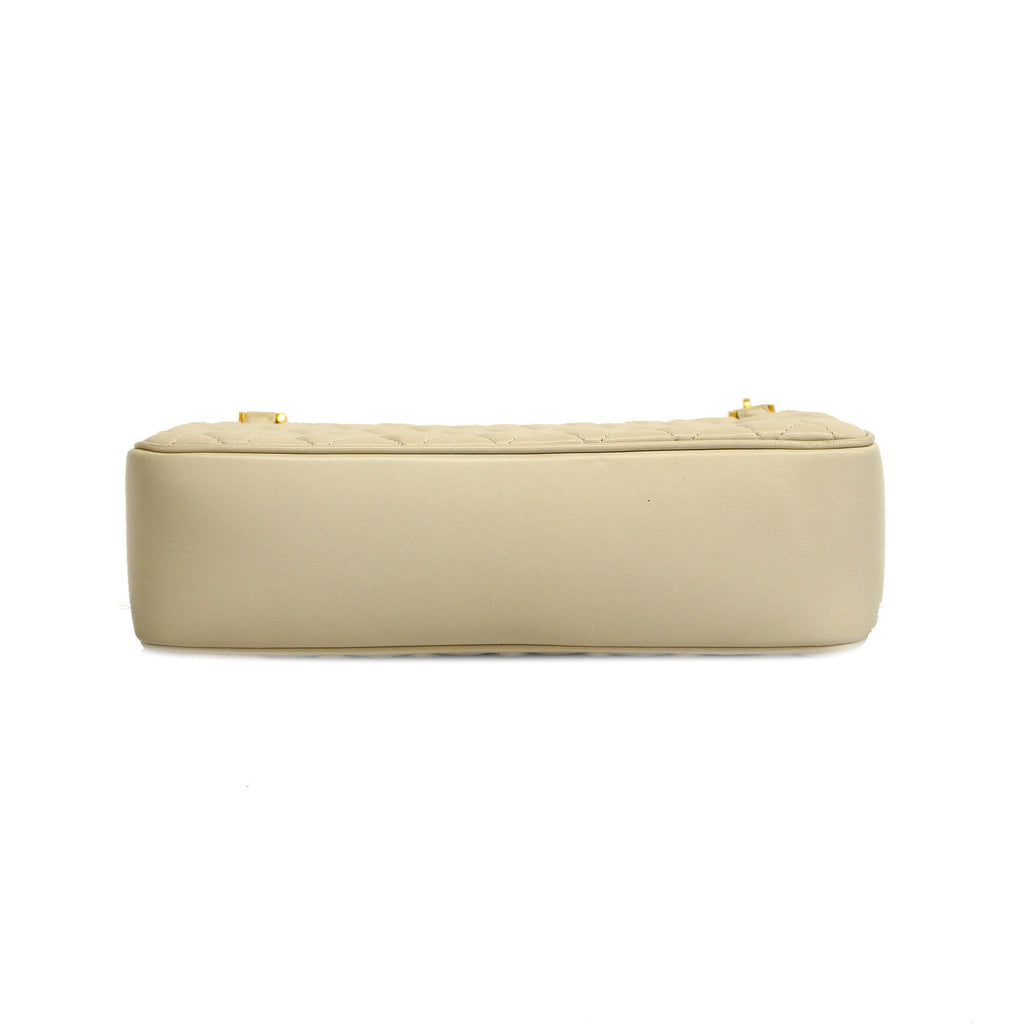 CHANEL  Matelasse Chain Shoulder Women's Leather Shoulder Bag Gray