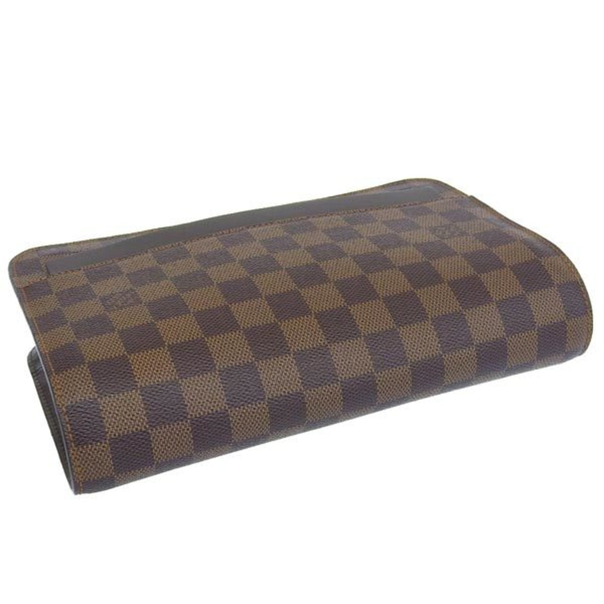 LOUIS VUITTON Damier Saint Louis Second Bag Clutch N51993 Brown Men's