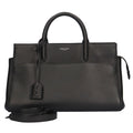 YVES SAINT LAURENT Cabalive Gauche Shoulder Bag Leather Black Women's