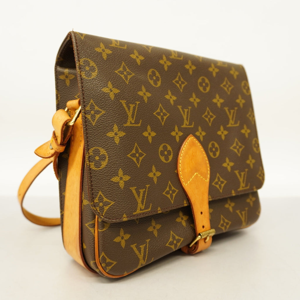 LOUIS VUITTONAuth  Monogram Cartesier M51252 Women's Shoulder Bag