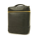 CHANELAuth  Bicolor Vanity Bag Women's Leather Vanity Bag Black