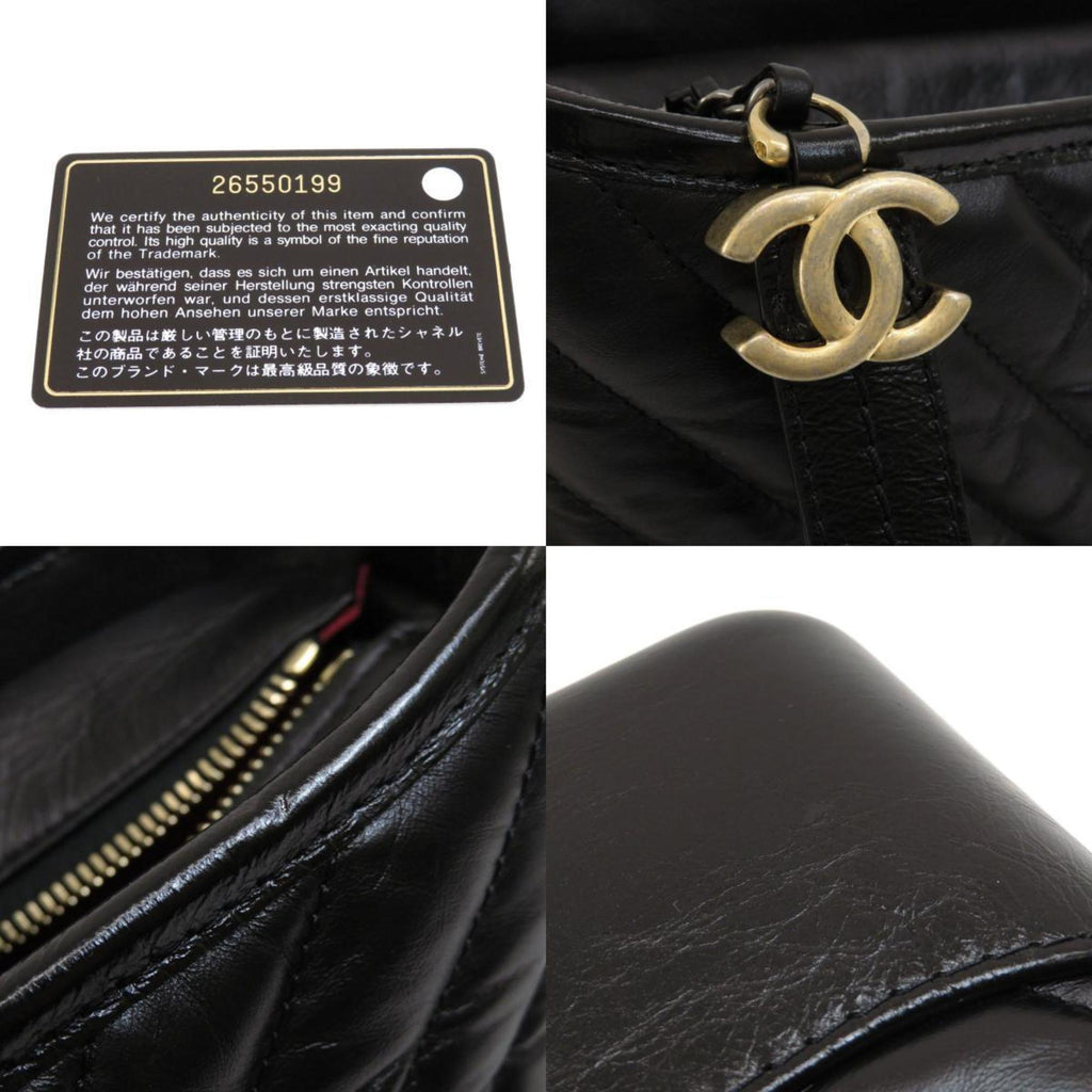 CHANEL V stitch shoulder bag calf Ladies