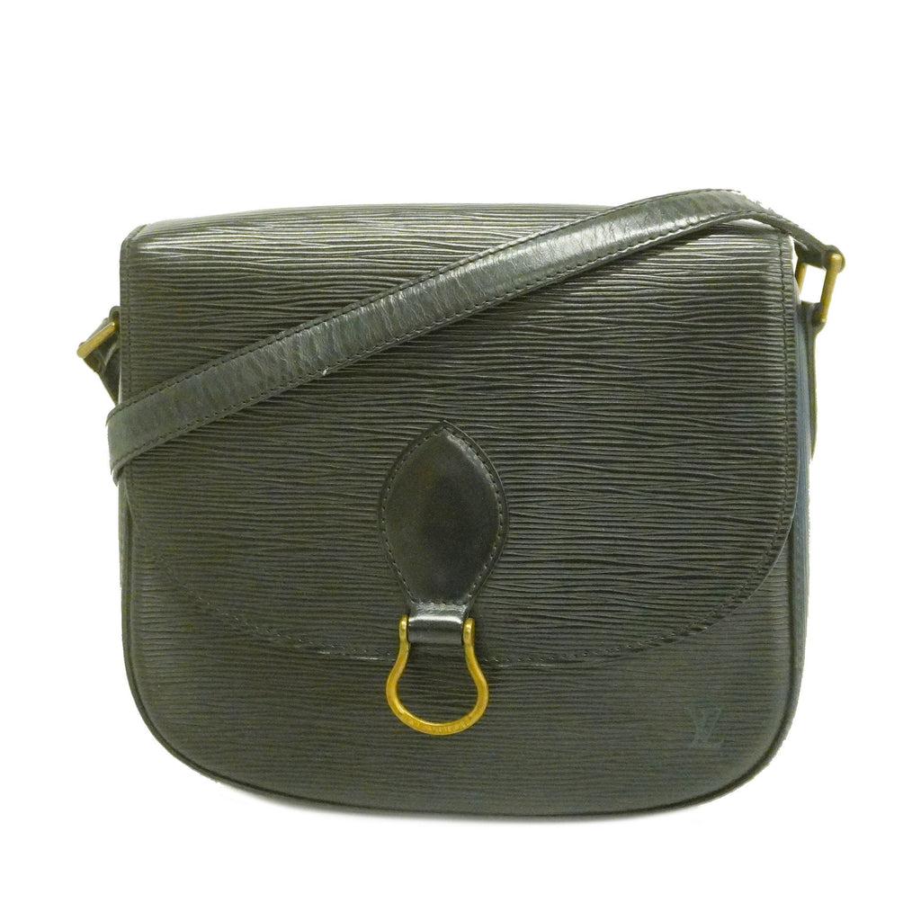LOUIS VUITTONAuth  Epi Saint Cloud M52192 Women's Shoulder Bag Noir