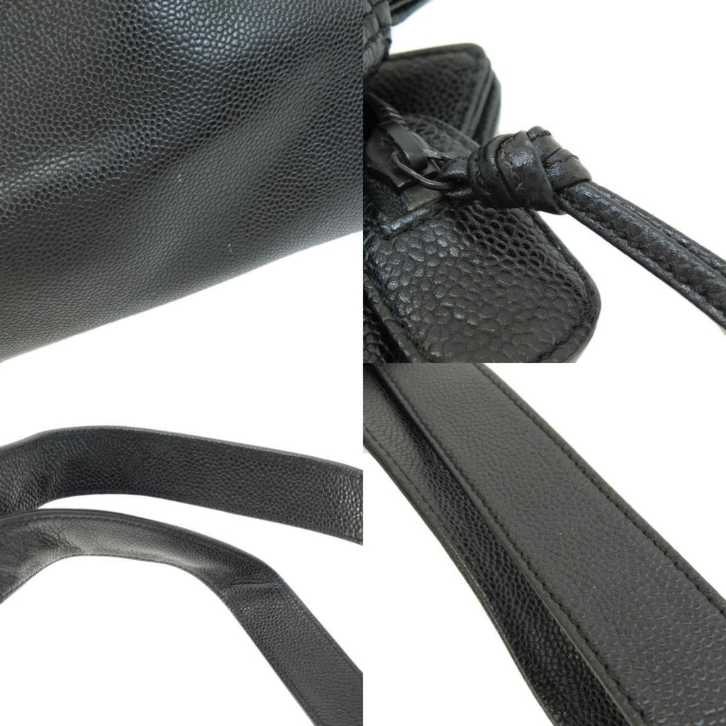 CHANEL Cocomark Tote Bag Caviar Skin Women's