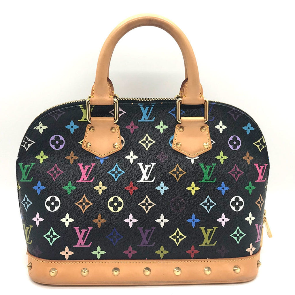 LOUIS VUITTON Handbag Alma PM Monogram Multicolor Black M92646