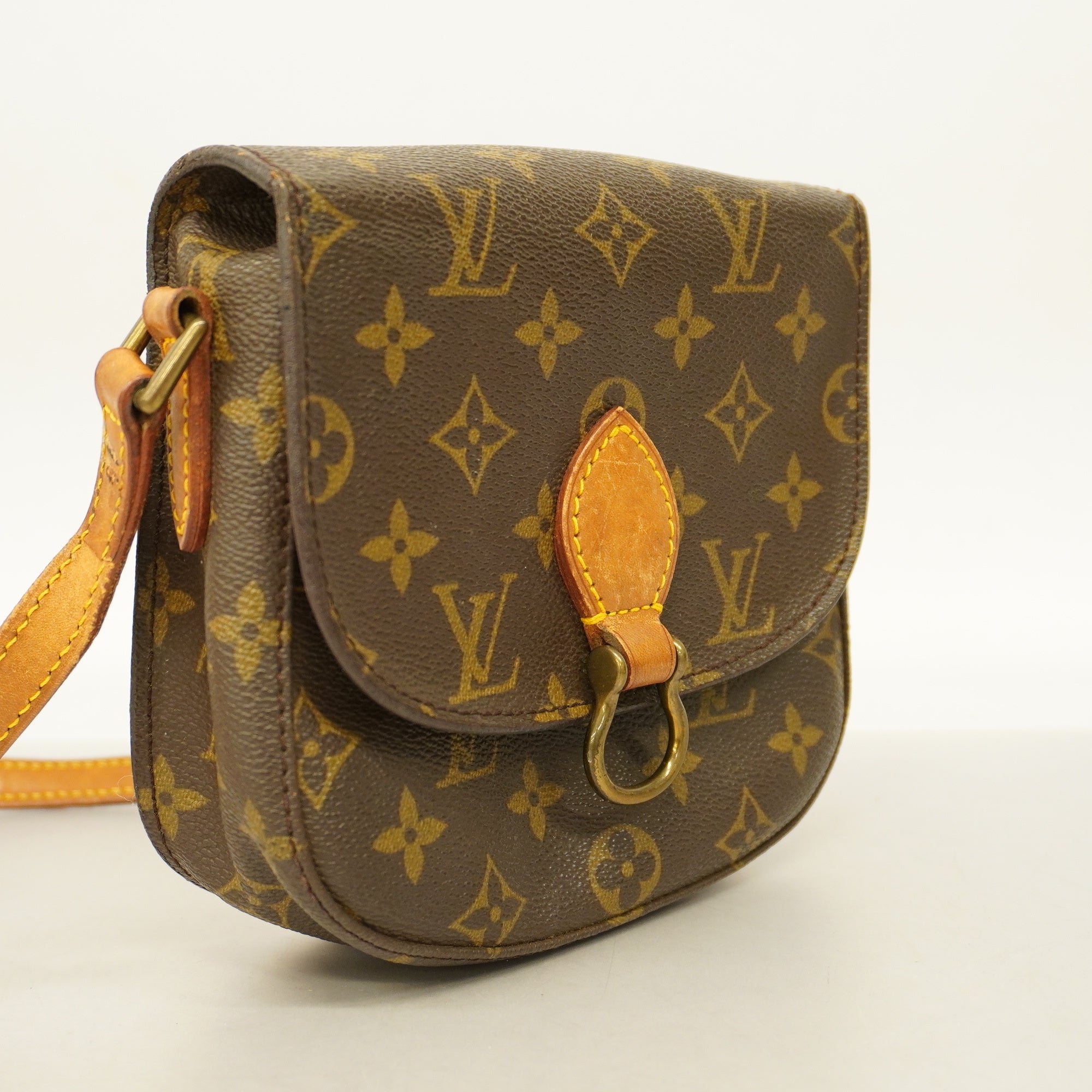 LOUIS VUITTONAuth  Monogram Mini Saint-Cloud M51244 Women's Shoulder Bag