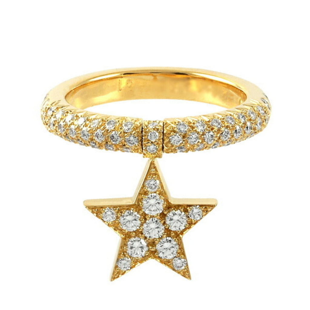 CHANEL Comet K18YG Yellow Gold Ring