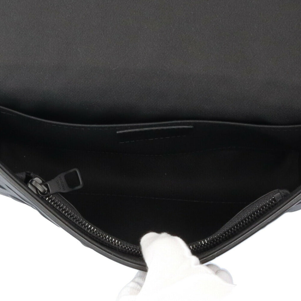 LOUIS VUITTON Ambassador PM Monogram Handbag Leather M58711 Black Men's