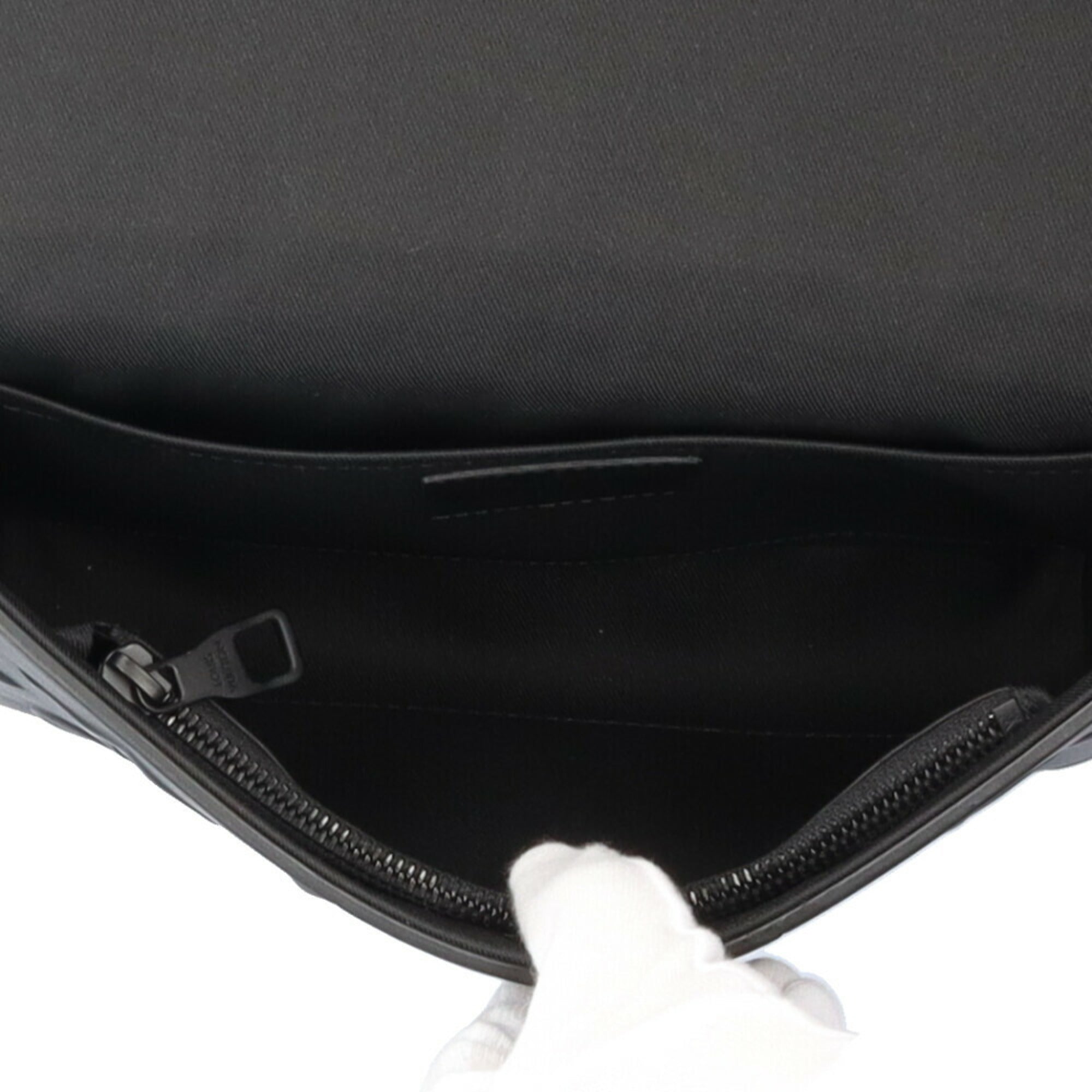 LOUIS VUITTON Ambassador PM Monogram Handbag Leather M58711 Black Men's
