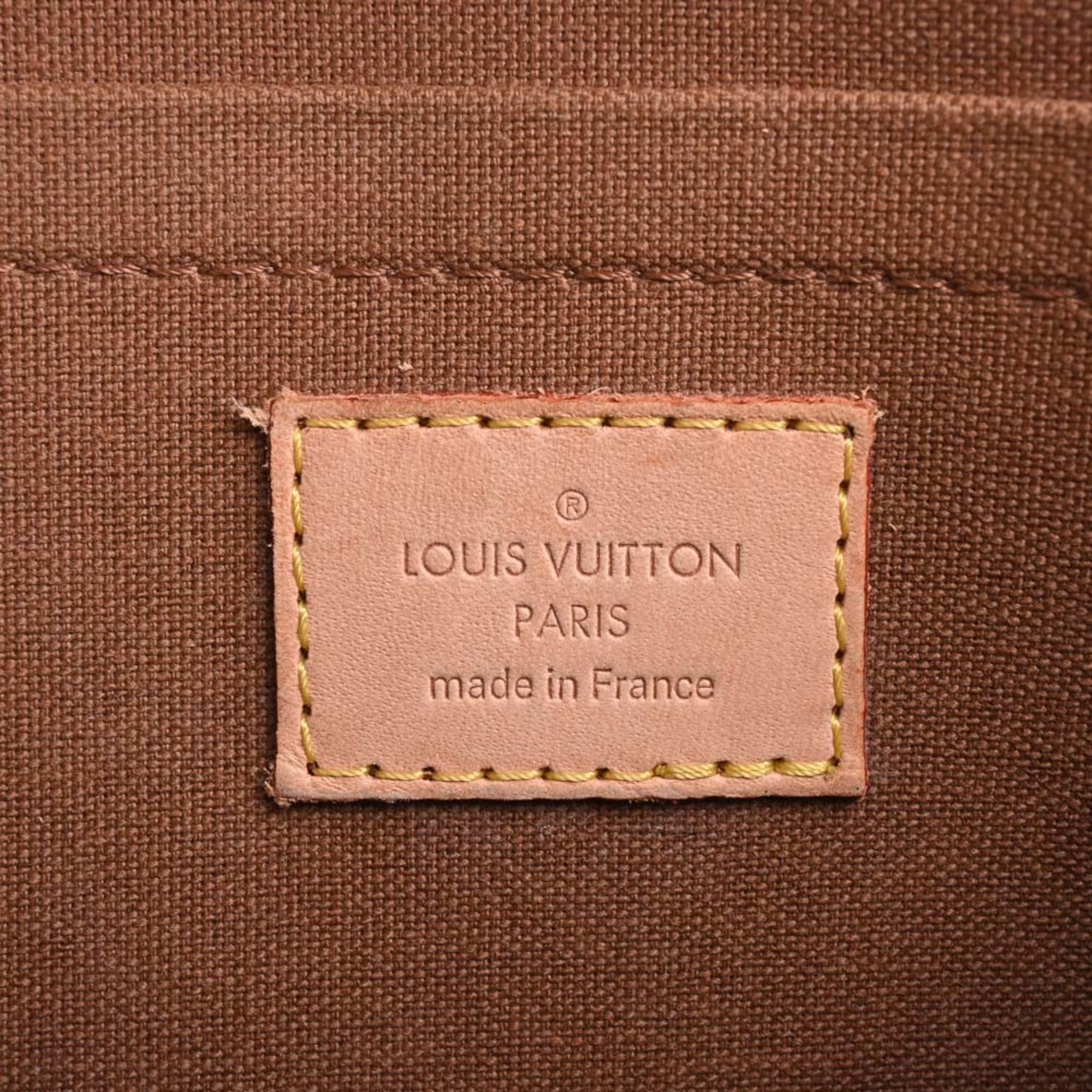 LOUIS VUITTON Monogram Sologne Shoulder Bag M42250 Brown Women's