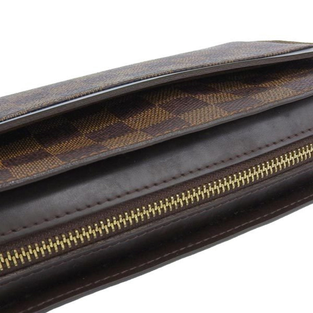 LOUIS VUITTON Damier Saint Louis Second Bag Clutch N51993 Brown Men's