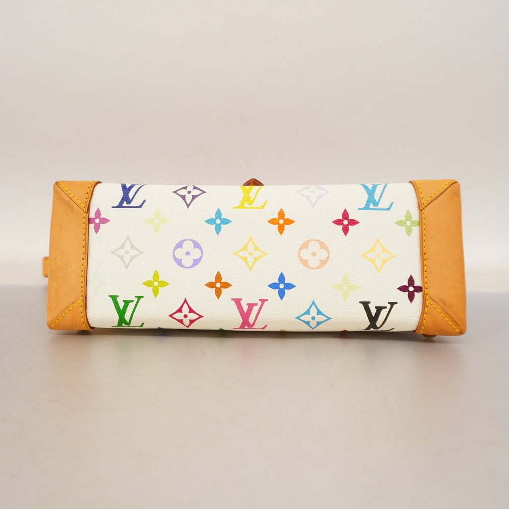 LOUIS VUITTONAuth  Monogram Multicolore Eliza Shoulder Bag Blanc