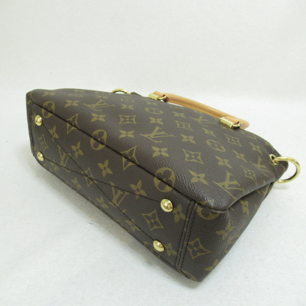 LOUIS VUITTON Palas BB 2way Shoulder Bag Brown Rose poodle Monogram PVC coated canvas M44034