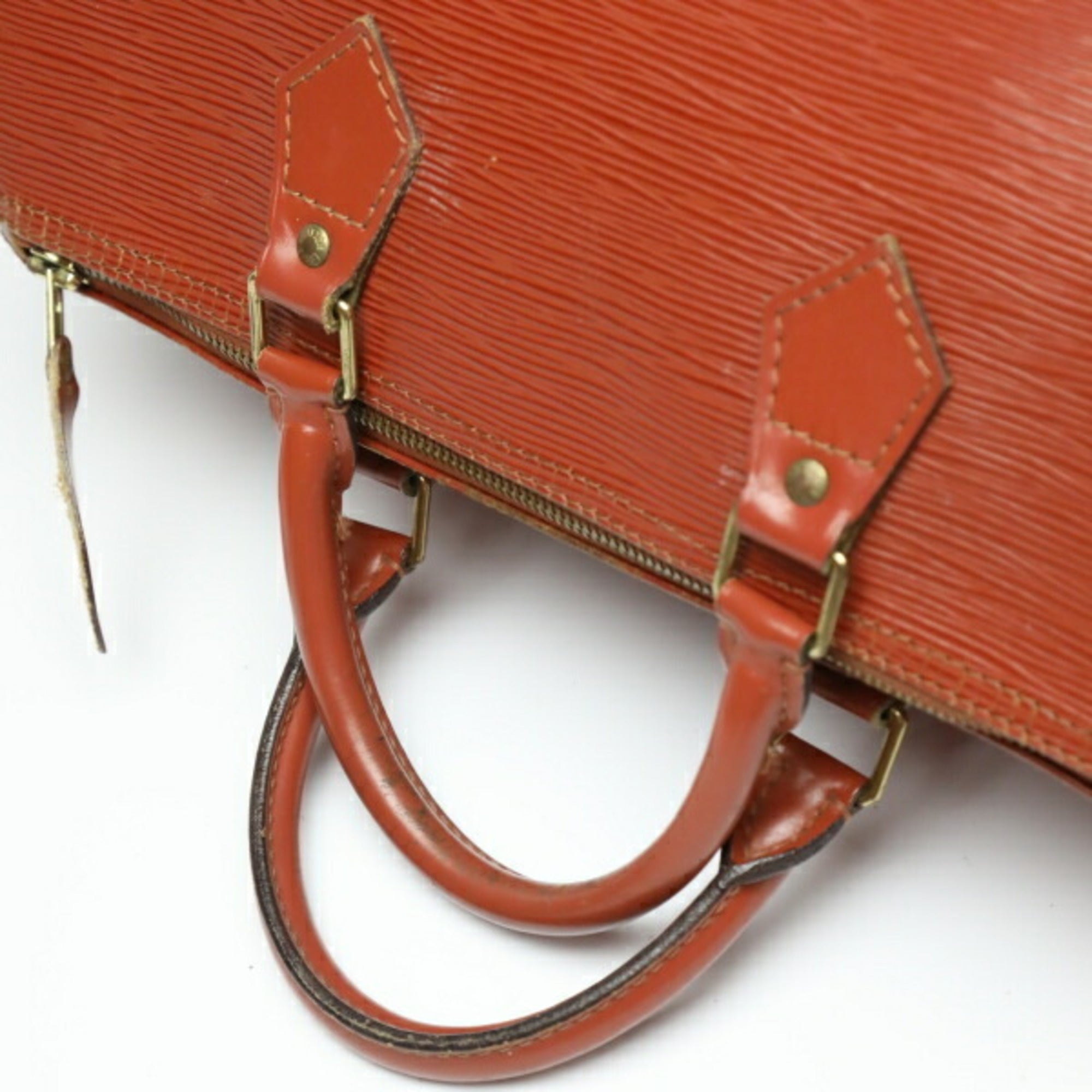 LOUIS VUITTON Speedy 35 Epi Travel Bag M42993  Kenyan Brown Boston LV