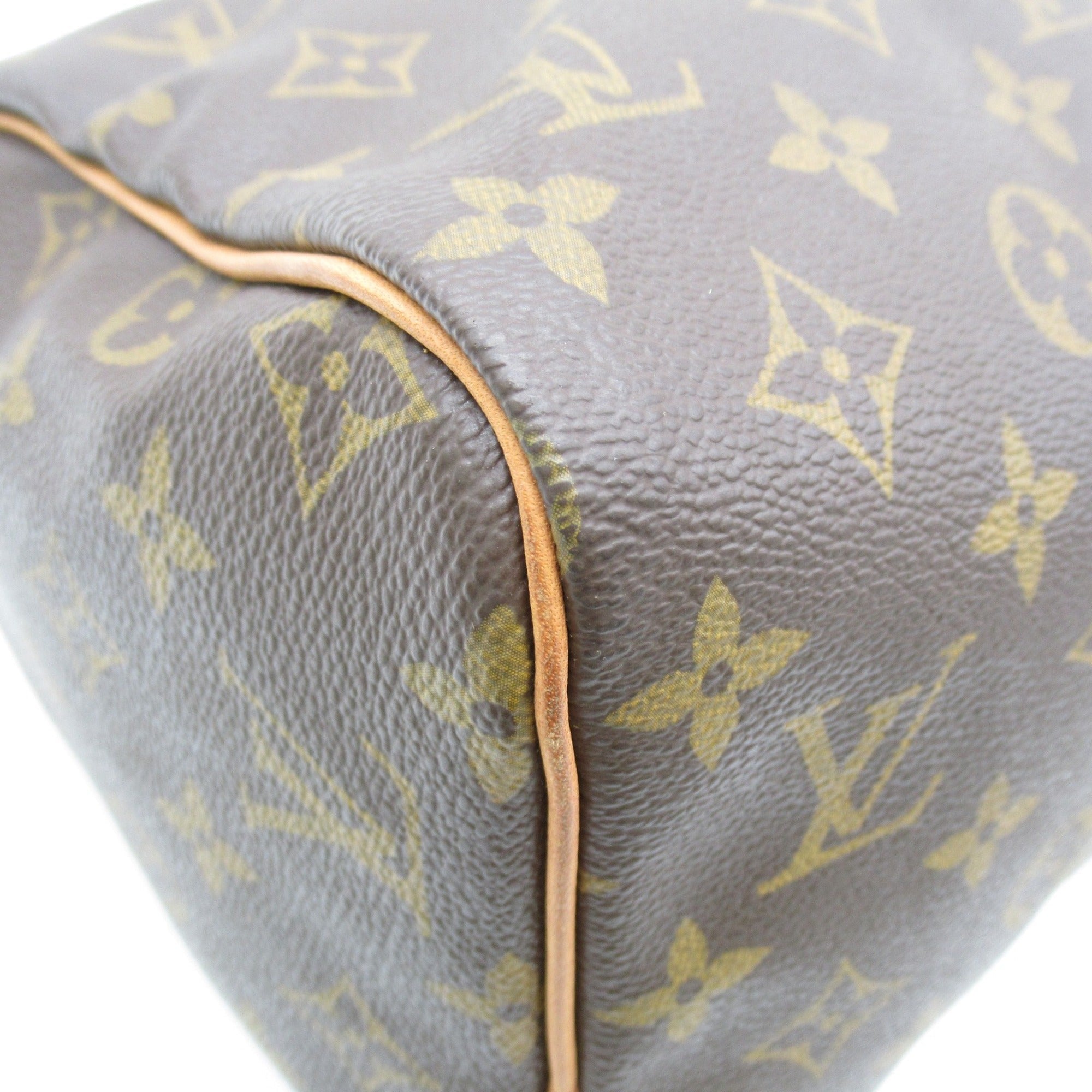 LOUIS VUITTON Speedy 30 handbag Brown Monogram PVC coated canvas M41526