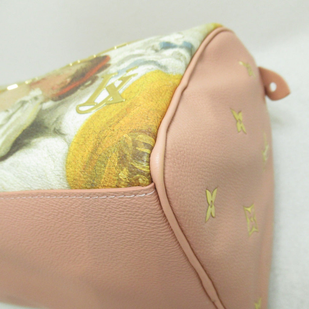 LOUIS VUITTON Fragonard Speedy 30 handbag Pink Masters collection PVC coated canvas M43307