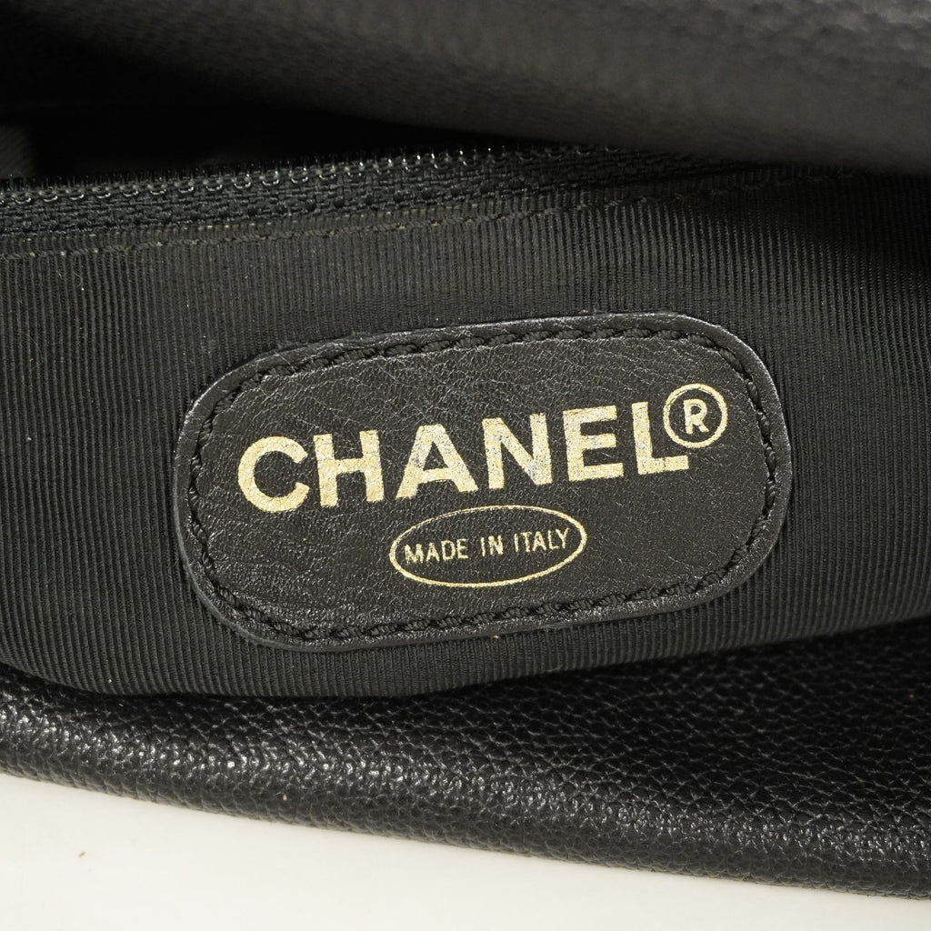 CHANEL  Shoulder Bag Women's Leather Shoulder Bag Black